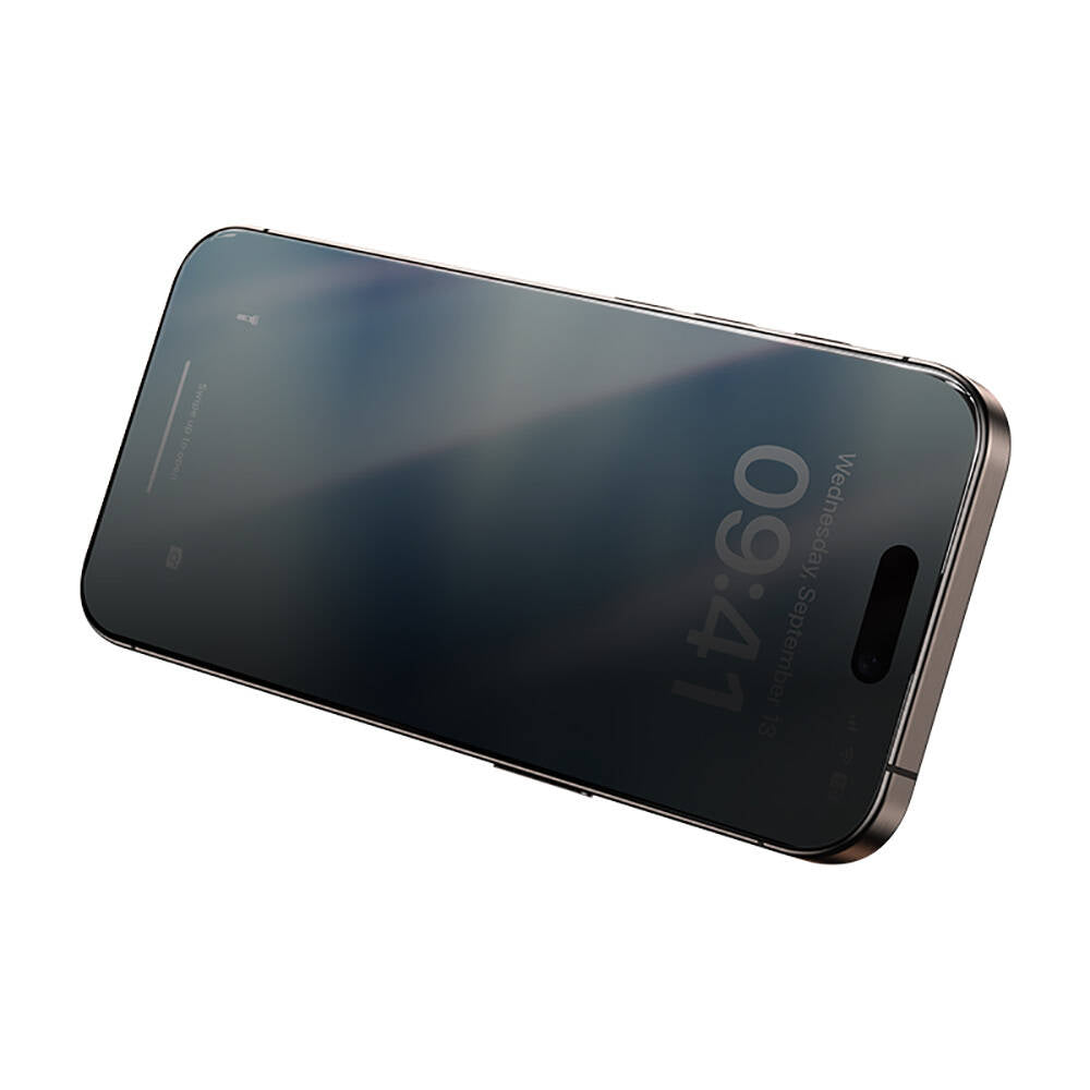 iPhone 16 Plus Benks Ultra Shield 0.4mm Privacy Ekran Koruyucu + Kolay Uygulama Aparatlı