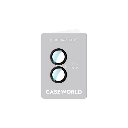 iPhone 16 Plus CaseWorld Alloy Serisi Oleofobik Anti Reflective Kamera Lens Koruyucu