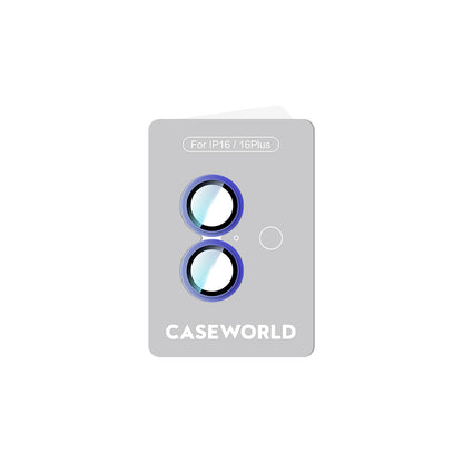 iPhone 16 Plus CaseWorld Alloy Two-Color Serisi Lens Koruyucu