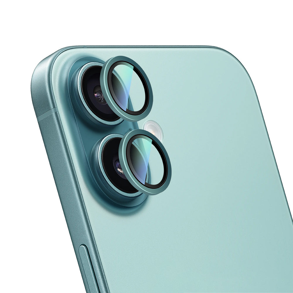 iPhone 16 Plus CaseWorld Alloy Two-Color Serisi Lens Koruyucu