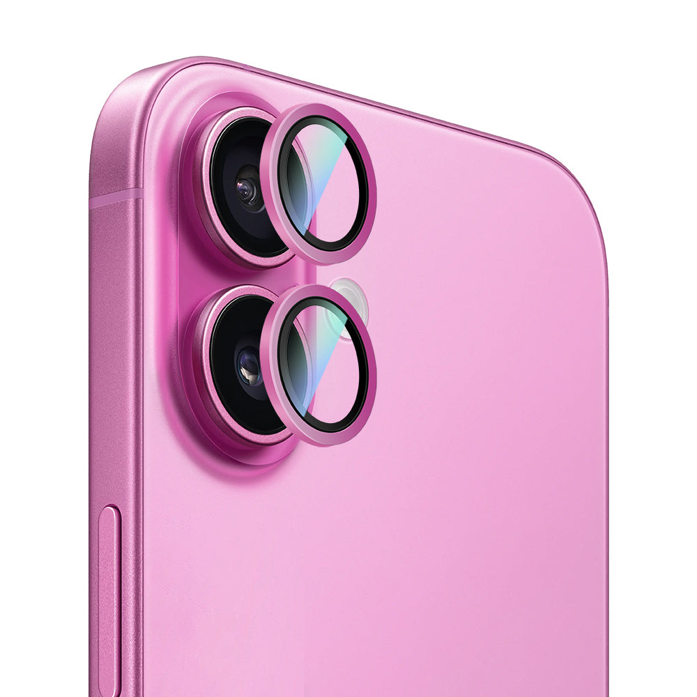 iPhone 16 Plus CaseWorld Alloy Two-Color Serisi Lens Koruyucu