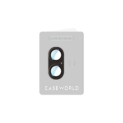 iPhone 16 Plus CaseWorld Karbon Fiber Serisi Anti Reflective Ultra Clear Full Kamera Lens Koruyucu