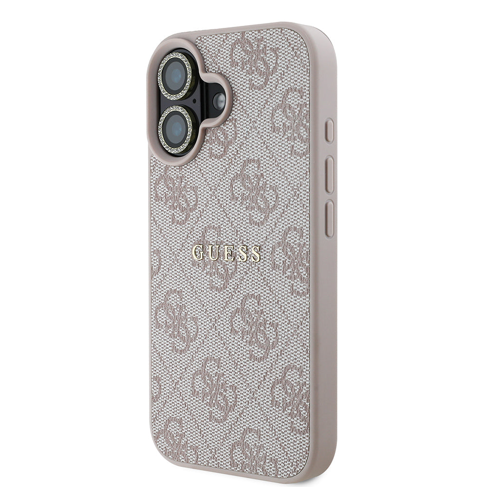 iPhone 16 Plus Guess Orjinal Lisanslı Kılıf + Ekran Koruyucu + Lens Koruyucu 3in1 Aksesuar Seti