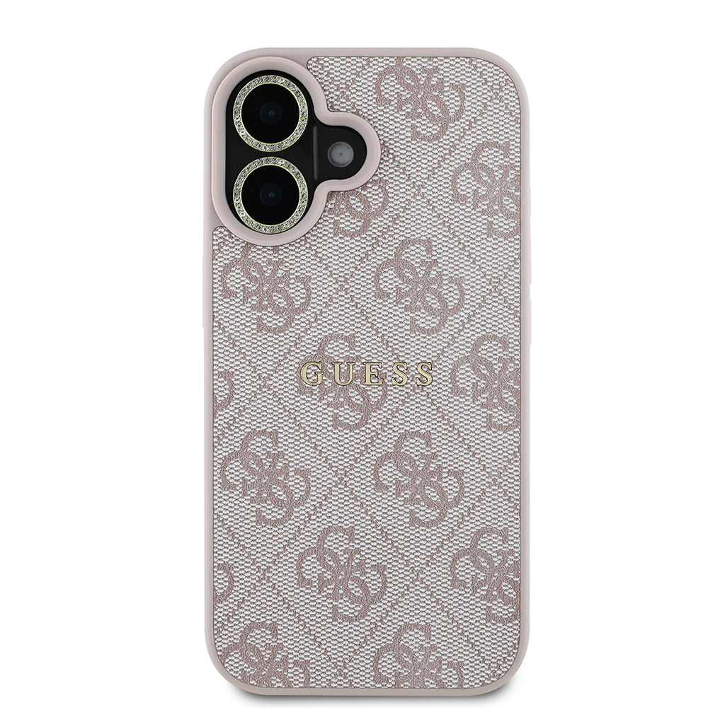 iPhone 16 Plus Guess Orjinal Lisanslı Kılıf + Ekran Koruyucu + Lens Koruyucu 3in1 Aksesuar Seti
