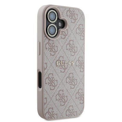iPhone 16 Plus Guess Orjinal Lisanslı Kılıf + Ekran Koruyucu + Lens Koruyucu 3in1 Aksesuar Seti