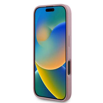iPhone 16 Plus Kılıf Guess Orjinal Lisanslı 4G Büyük Metal Logolu Glitter Kapak