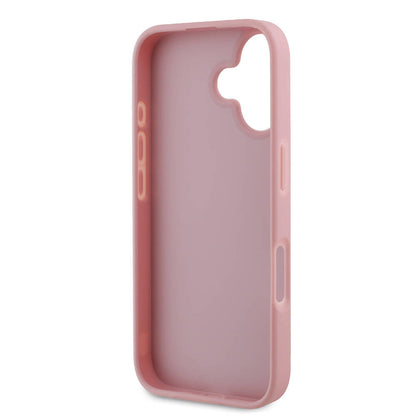 iPhone 16 Plus Kılıf Guess Orjinal Lisanslı 4G Büyük Metal Logolu Glitter Kapak