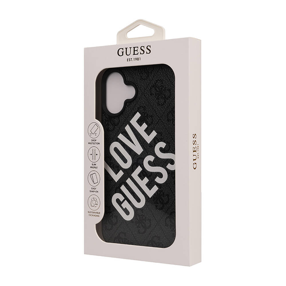 iPhone 16 Plus Kılıf Guess Orjinal Lisanslı Big Love Guess Kapak