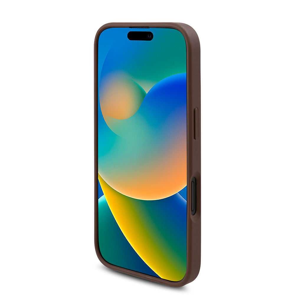 iPhone 16 Plus Kılıf Guess Orjinal Lisanslı M-safe Şarj Özellikli Gül Baskılı 4G Desenli Yazı Logolu Kapak