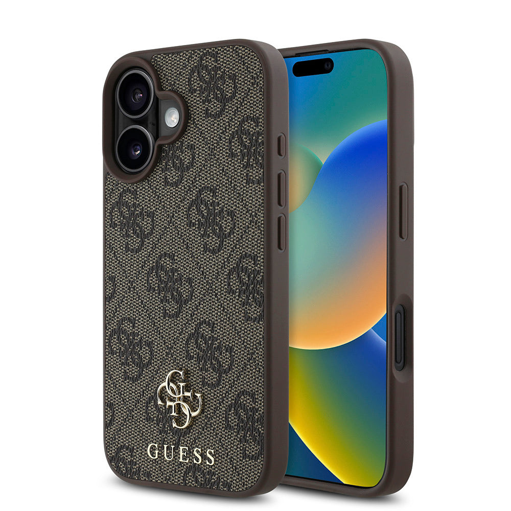 iPhone 16 Plus Kılıf Guess Orjinal Lisanslı M-safe Şarj Özellikli Small 4G Classic Kapak