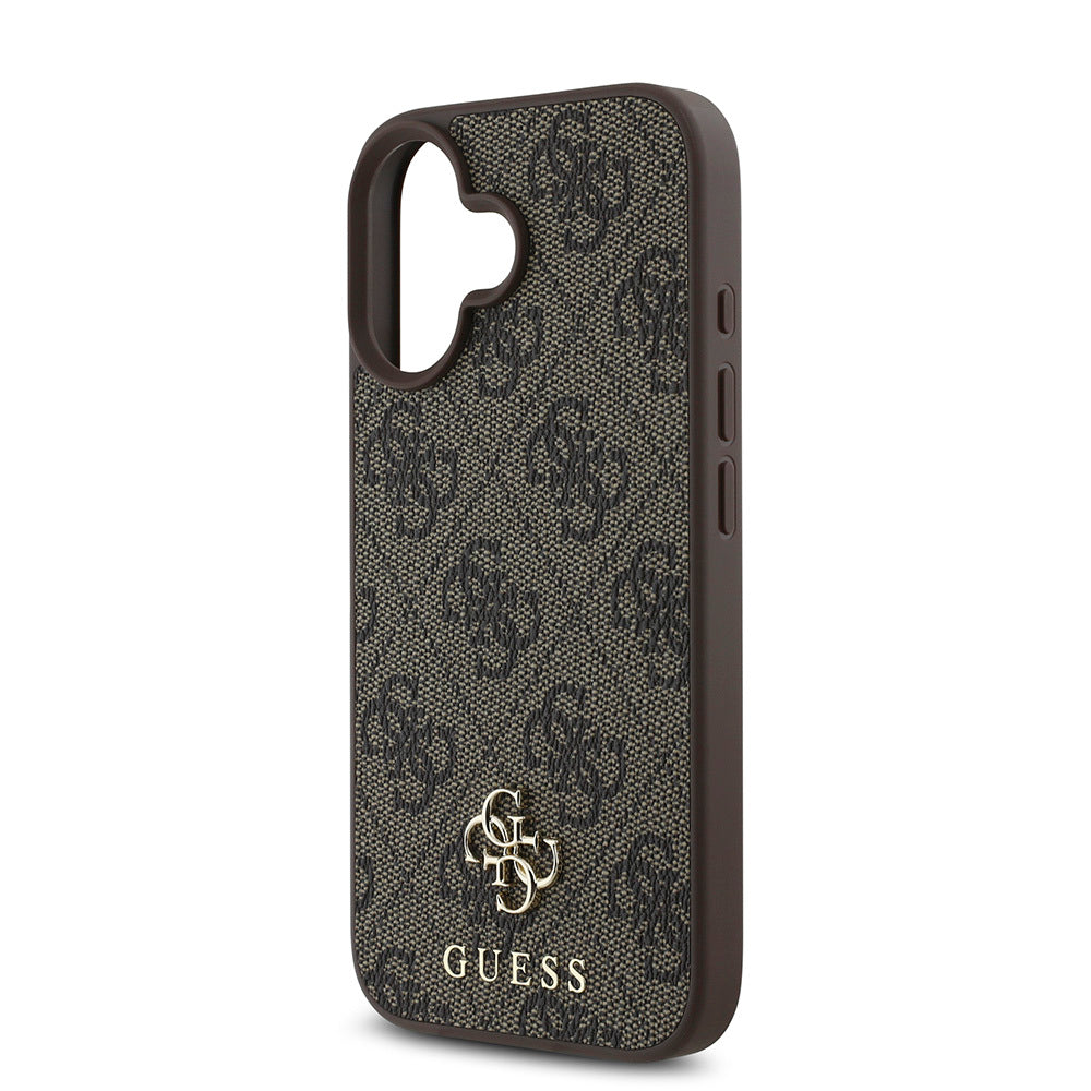iPhone 16 Plus Kılıf Guess Orjinal Lisanslı M-safe Şarj Özellikli Small 4G Classic Kapak