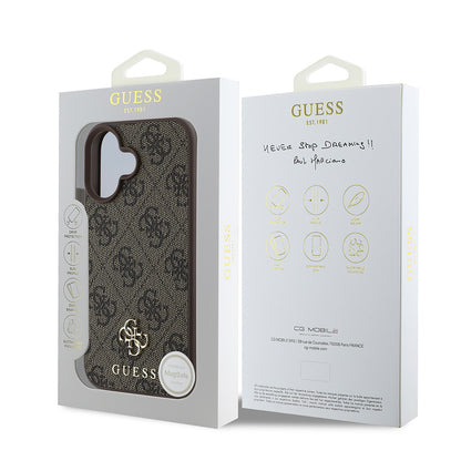 iPhone 16 Plus Kılıf Guess Orjinal Lisanslı M-safe Şarj Özellikli Small 4G Classic Kapak