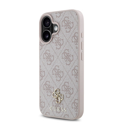 iPhone 16 Plus Kılıf Guess Orjinal Lisanslı M-safe Şarj Özellikli Small 4G Classic Kapak