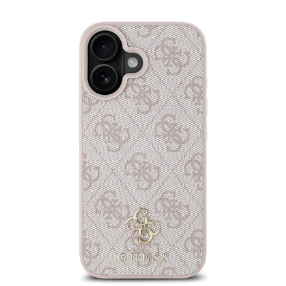 iPhone 16 Plus Kılıf Guess Orjinal Lisanslı M-safe Şarj Özellikli Small 4G Classic Kapak