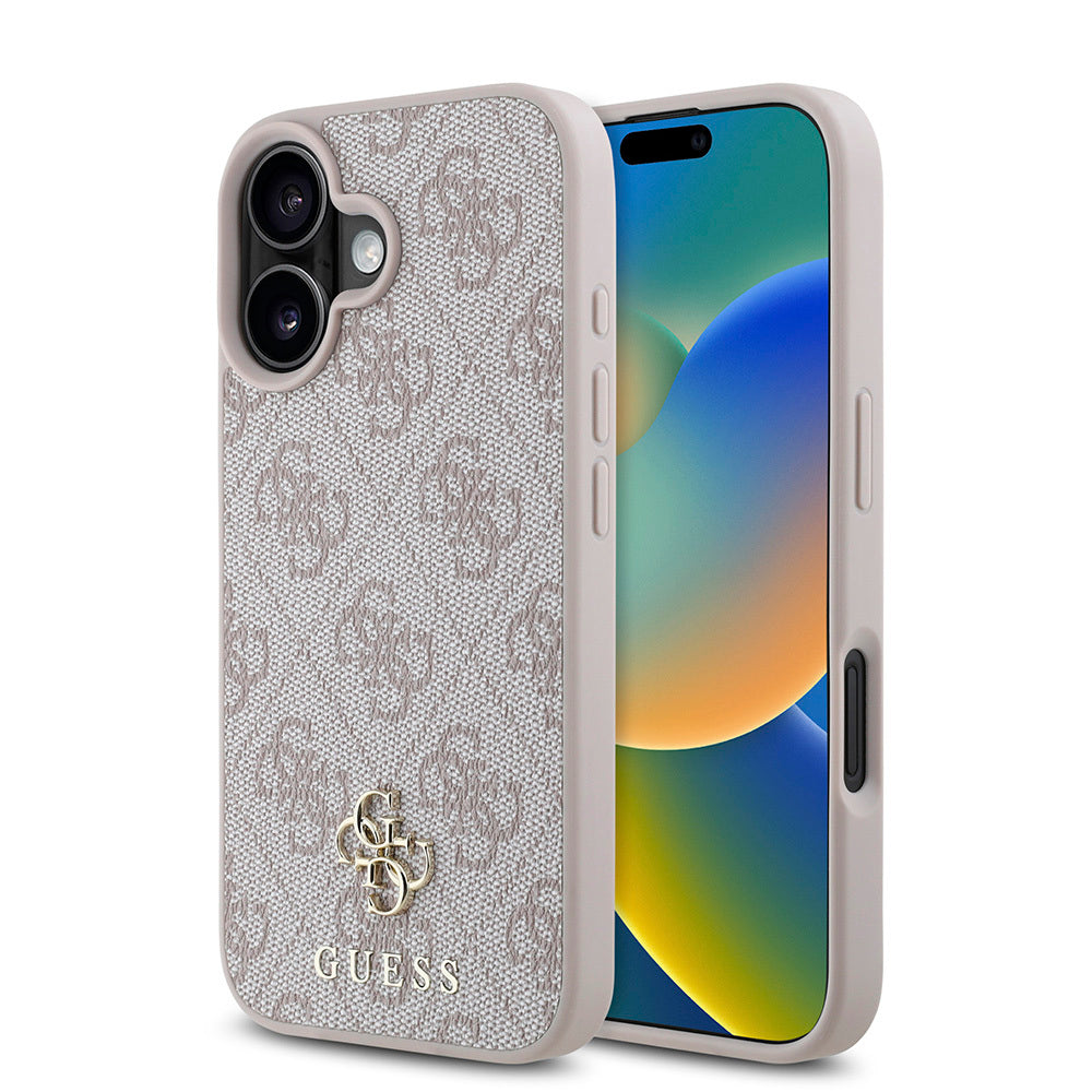 iPhone 16 Plus Kılıf Guess Orjinal Lisanslı M-safe Şarj Özellikli Small 4G Classic Kapak