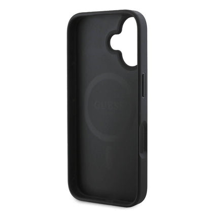 iPhone 16 Plus Kılıf Guess Orjinal Lisanslı M-safe Şarj Özellikli Yazı Logolu Peony Kapak