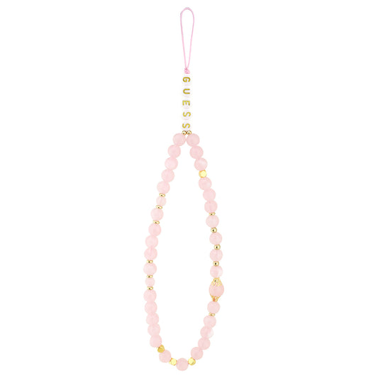 iPhone 16 Plus Kılıf Guess Orjinal Lisanslı PU Deri Bilek Askı İpli Metal Büyük 4G ve Yazı Logolu Kapak