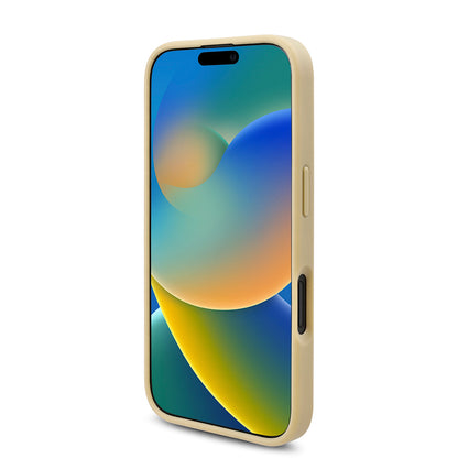 iPhone 16 Plus Kılıf Guess Orjinal Lisanslı Taşlı Arka Yüzey Üçgen Logolu Kapak