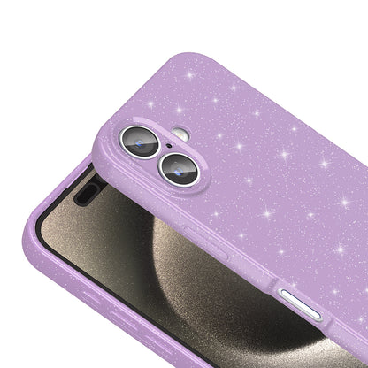 Apple iPhone 16 Plus Kılıf Kamera Korumalı Simli Lüks Zore Koton Kapak