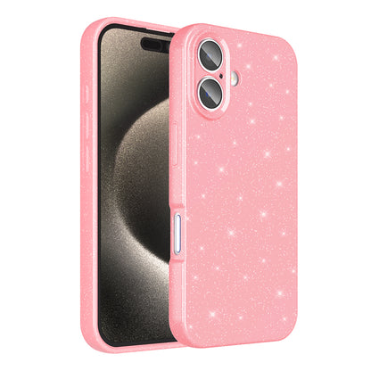 Apple iPhone 16 Plus Kılıf Kamera Korumalı Simli Lüks Zore Koton Kapak