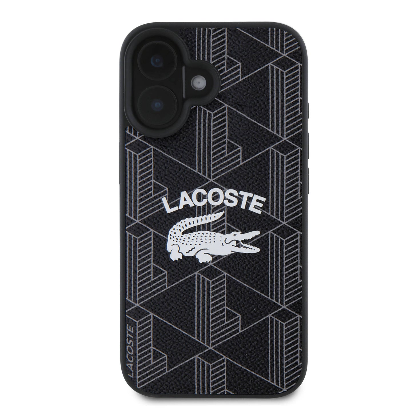 iPhone 16 Plus Kılıf Lacoste Orjinal Lisanslı M-safe Şarj Özellikli Mono Vintage Logo Kapak