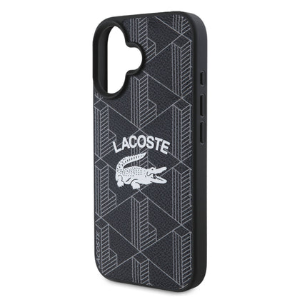 iPhone 16 Plus Kılıf Lacoste Orjinal Lisanslı M-safe Şarj Özellikli Mono Vintage Logo Kapak