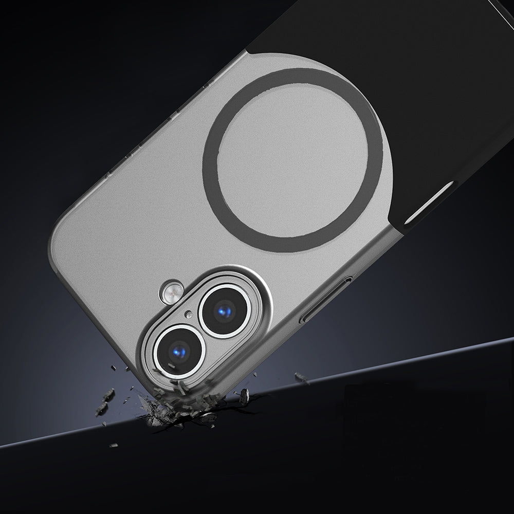 Apple iPhone 16 Plus Kılıf M-Safe Şarj Özellikli Mıknatıslı Zore Duble Kapak
