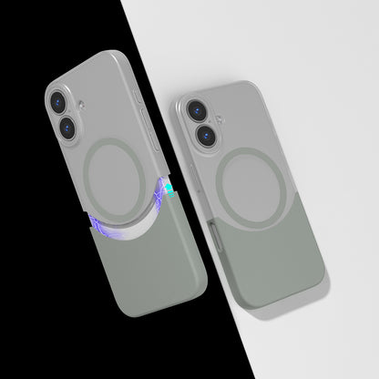 Apple iPhone 16 Plus Kılıf M-Safe Şarj Özellikli Mıknatıslı Zore Duble Kapak