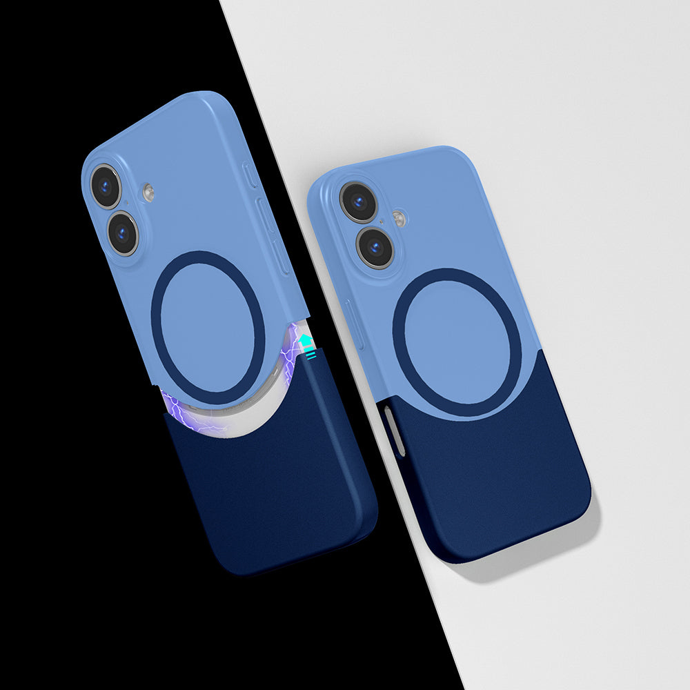 Apple iPhone 16 Plus Kılıf M-Safe Şarj Özellikli Mıknatıslı Zore Duble Kapak