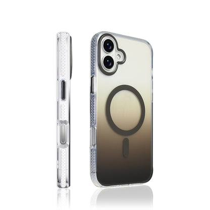 Apple iPhone 16 Plus Kılıf M-safe Şarj Özellikli Transparan Renk Geçişli Zore Toros Kapak