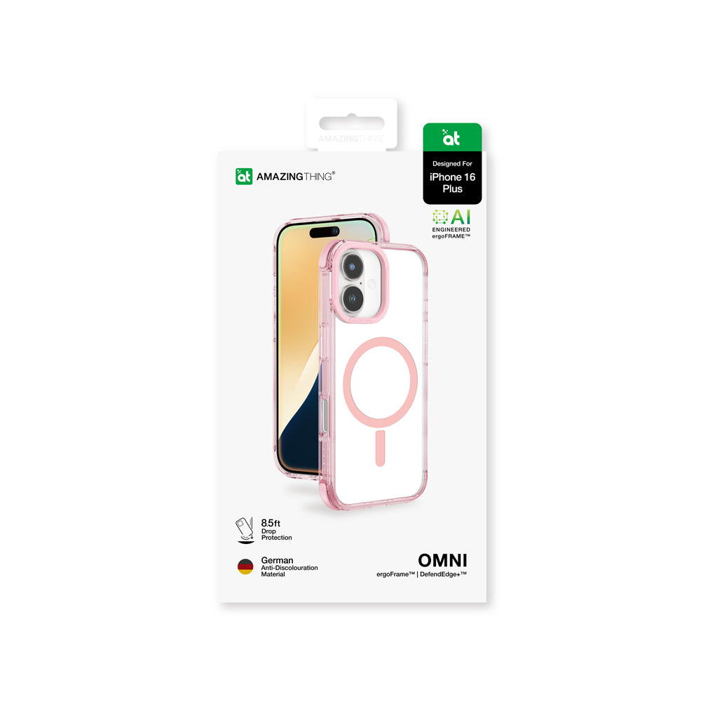 iPhone 16 Plus Kılıf M-safe Şarj Özellikli Amazingthing Omni Serisi Kapak