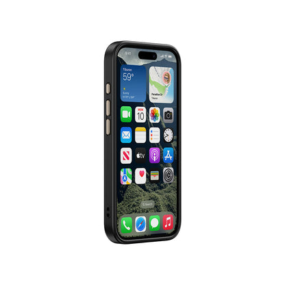 Apple iPhone 16 Plus Kılıf M-safe Şarj Özellikli Karbon Fiber Görünümlü Zore Antina Kapak