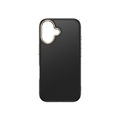 Apple iPhone 16 Plus Kılıf M-safe Şarj Özellikli Karbon Fiber Görünümlü Zore Antina Kapak