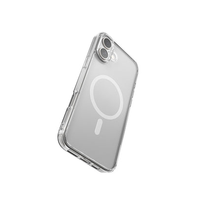 iPhone 16 Plus Kılıf M-safe Şarj Özellikli Raptic Crystal M-safe Serisi Şeffaf Kapak