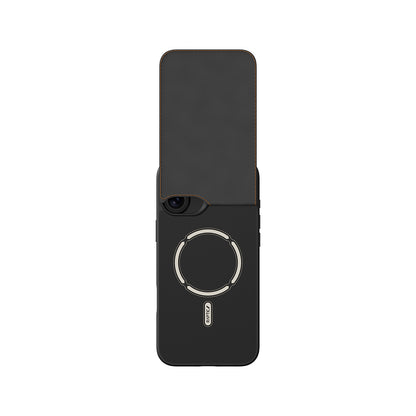iPhone 16 Plus Kılıf M-safe Şarj Özellikli Raptic Slim Wallet Serisi Deri Görünümlü Kartlıklı Standlı Kapak