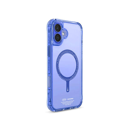 iPhone 16 Plus Kılıf M-safe Şarj Özellikli Şeffaf Airbag Tasarımlı Skinarma Saido Kapak
