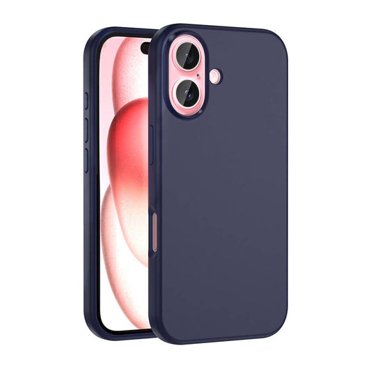 Apple iPhone 16 Plus Kılıf M-safe Şarj Özellikli Sıvı Teknolojili Silinebilir Sert Zore Kivi Kapak