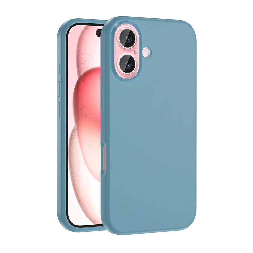 Apple iPhone 16 Plus Kılıf M-safe Şarj Özellikli Sıvı Teknolojili Silinebilir Sert Zore Kivi Kapak