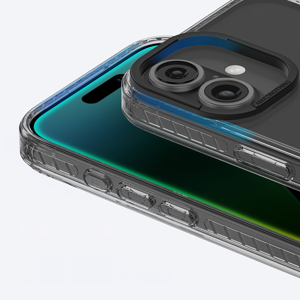 iPhone 16 Plus Kılıf M-safe Şarj Özellikli Standlı Amazingthing Titan Pro Plus Kapak