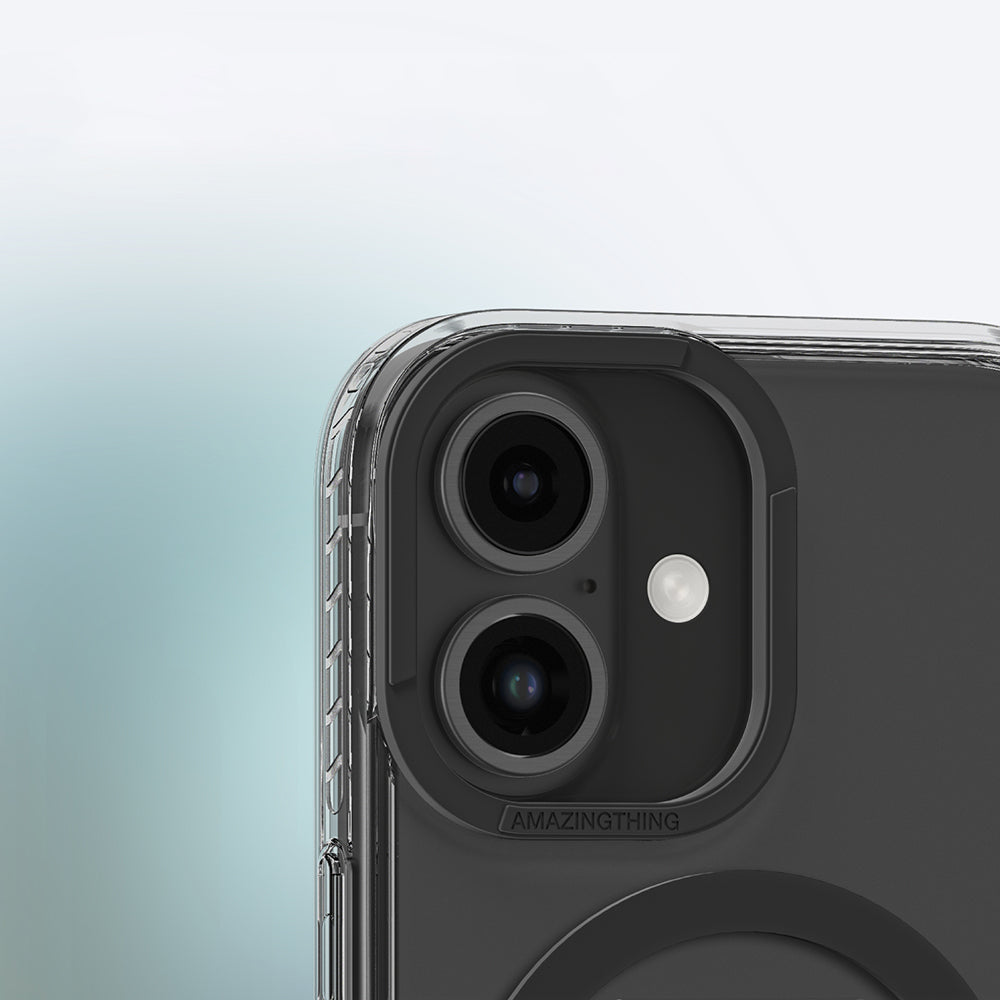iPhone 16 Plus Kılıf M-safe Şarj Özellikli Standlı Amazingthing Titan Pro Plus Kapak