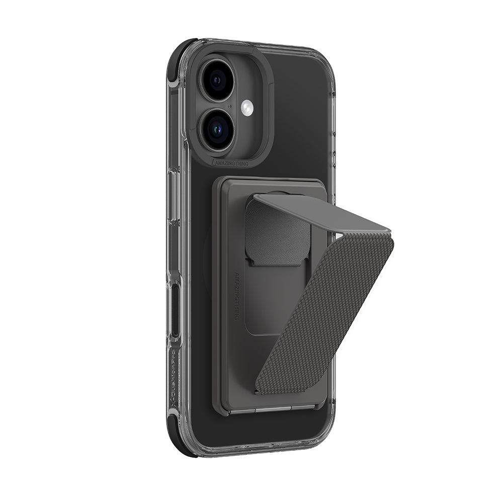 iPhone 16 Plus Kılıf M-safe Şarj Özellikli Standlı Set Amazingthing Omni Adventure Serisi Kapak