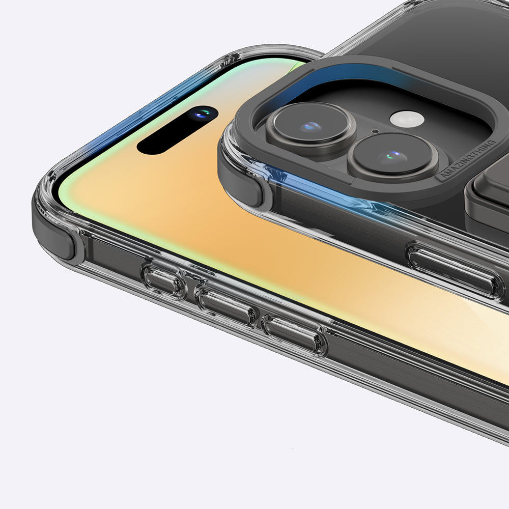 iPhone 16 Plus Kılıf M-safe Şarj Özellikli Standlı Set Amazingthing Omni Adventure Serisi Kapak
