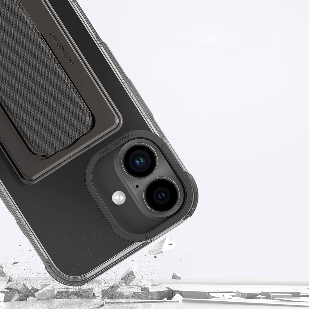 iPhone 16 Plus Kılıf M-safe Şarj Özellikli Standlı Set Amazingthing Omni Adventure Serisi Kapak