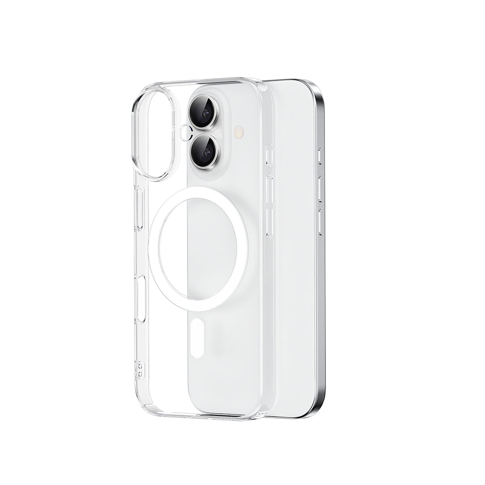 iPhone 16 Plus Kılıf M-safe Şarj Özellikli Wiwu YXK-207 Invisible Pro Sert PC Kapak