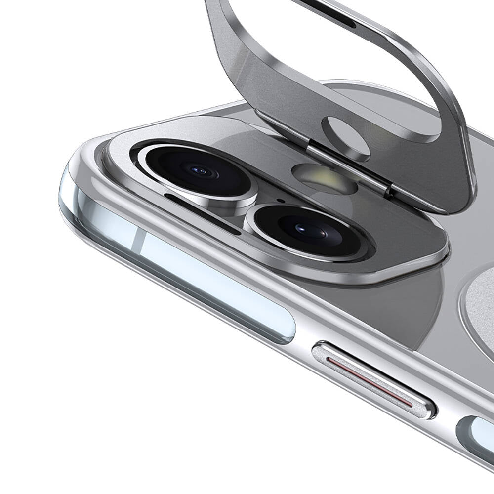 iPhone 16 Plus Kılıf M-safe Şarj Özellikli Wlons Standlı Efsane Kapak