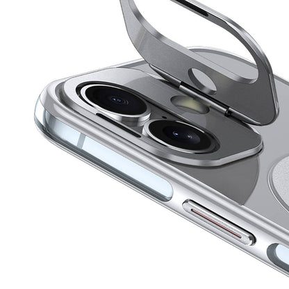 iPhone 16 Plus Kılıf M-safe Şarj Özellikli Wlons Standlı Efsane Kapak