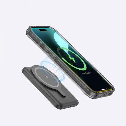 iPhone 16 Plus Kılıf M-safe Şarj Özellikli Yüzük Standlı Amazingthing Titan Pro Serisi Kapak