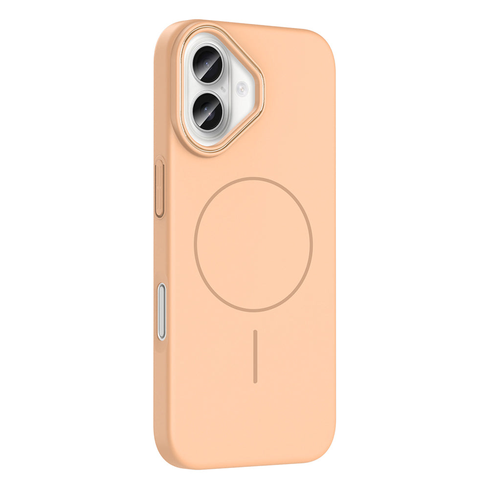 Apple iPhone 16 Plus Kılıf M-safe Şarj Özellikli Zore Ruby Sert Kapak