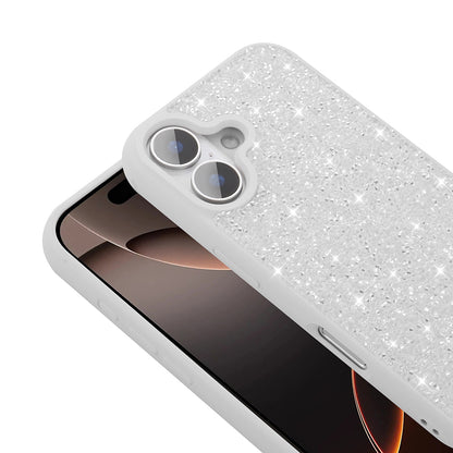 Apple iPhone 16 Plus Kılıf Parlak Taşlı Tasarım Zore Pırlanta Kapak