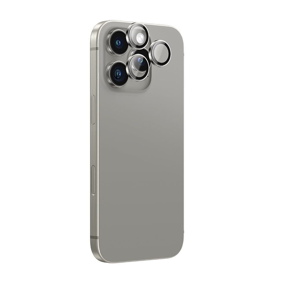 iPhone 16 Pro Amazingthing Anti Reflective Kamera Lens Koruyucu + Kolay Uygulama Aparatlı